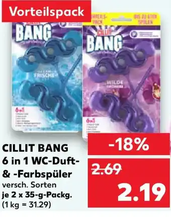 Kaufland CILLIT BANG 6 in 1 WC-Duft- & -Farbspüler Angebot