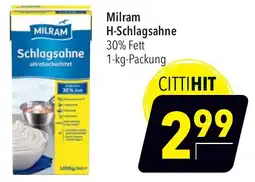 CITTI Markt Milram H-Schlagsahne Angebot