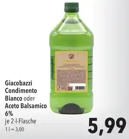 CITTI Markt Giacobazzi Condimento Bianco oder Aceto Balsamico 6% Angebot