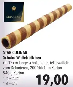CITTI Markt STAR CULINAR Schoko-Waffelröllchen Angebot