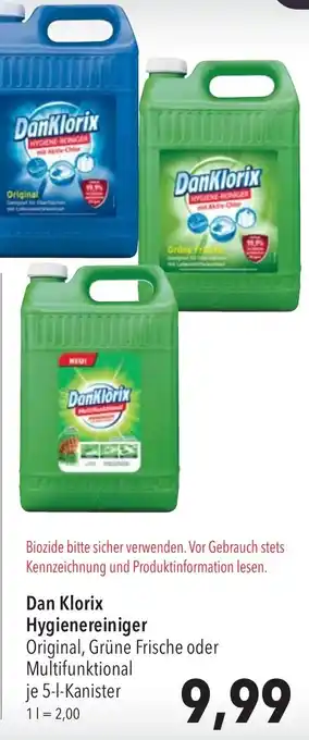 CITTI Markt Dan Klorix Hygienereiniger Angebot