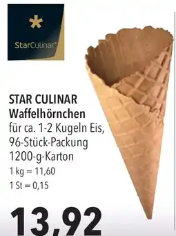 CITTI Markt STAR CULINAR Waffelhörnchen Angebot