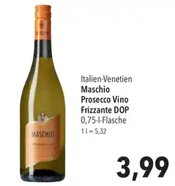 CITTI Markt Maschio Prosecco Vino Frizzante DOP Angebot