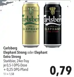 CITTI Markt Carlsberg Elephant Strong oder Elephant Extra Strong Angebot