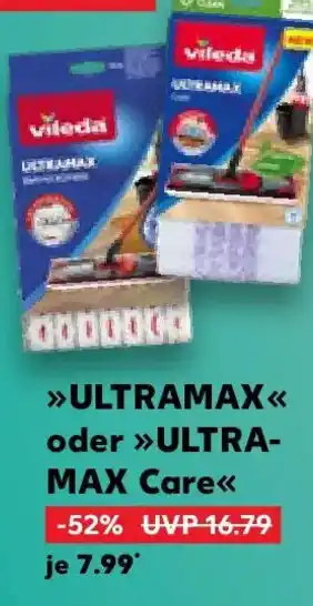 Kaufland vileda ULTRAMAX oder ULTRA- MAX Care Angebot