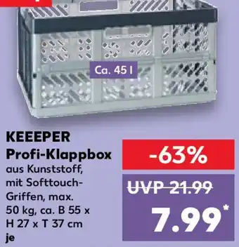 Kaufland KEEEPER Profi-Klappbox Angebot