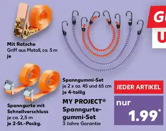 Kaufland MY PROJECT Spanngurtegummi-Set Angebot