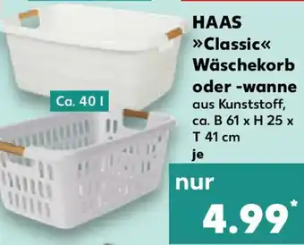 Kaufland HAAS Classic Wäschekorb oder -wanne Angebot