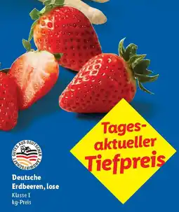 Lidl Deutsche Erdbeeren, lose Angebot