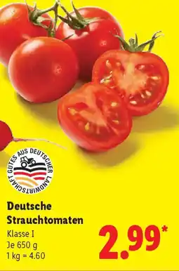 Lidl Deutsche Strauchtomaten Angebot