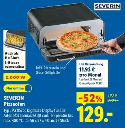 Lidl SEVERIN Pizzaofen Angebot