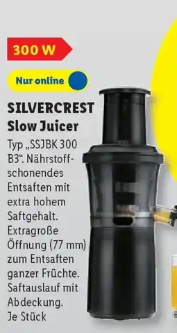 Lidl SILVERCREST Slow Juicer Angebot