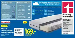 Lidl BRECKLE 7-Zonen-Taschen- federkern-Matratze Angebot