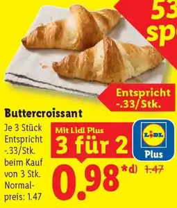 Lidl Buttercroissant Angebot