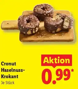 Lidl Cronut Haselnuss Krokant Angebot