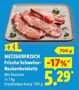 Lidl METZGERFRISCH Frische Schweine- Nackenkoteletts Angebot
