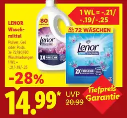 Lidl LENOR Waschmittel Angebot
