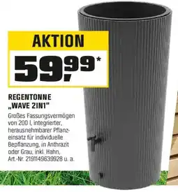 OBI REGENTONNE ,,WAVE 2IN1" Angebot