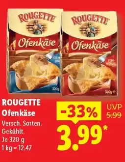 Lidl ROUGETTE Ofenkäse Angebot
