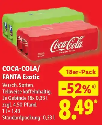COCA-COLA/ FANTA Exotic