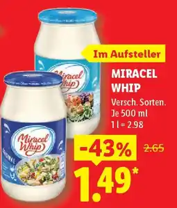 Lidl Miracel whip Angebot