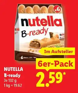 Lidl NUTELLA B-ready Angebot