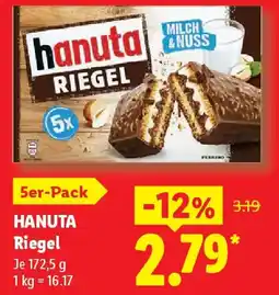 Lidl HANUTA Riegel Angebot