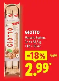 Lidl Giotto Angebot