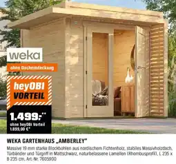 OBI WEKA GARTENHAUS „AMBERLEY" Angebot