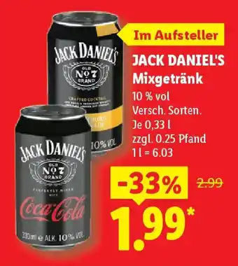JACK DANIEL'S Mixgetränk