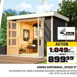OBI KARIBU GARTENHAUS „SPEEDY B" Angebot