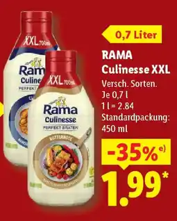 Lidl RAMA Culinesse XXL Angebot