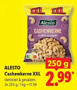 Lidl ALESTO Cashewkerne XXL Angebot