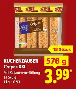 Lidl KUCHENZAUBER Crêpes XXL Angebot