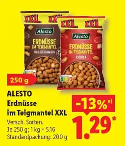 Lidl ALESTO Erdnüsse im Teigmantel XXL Angebot