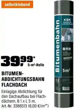OBI BITUMEN- ABDICHTUNGSBAHN FLACHDACH Angebot