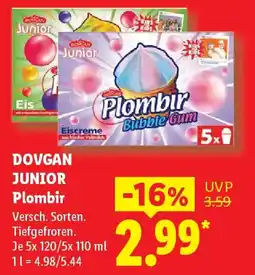 Lidl DOVGAN JUNIOR Plombir Angebot