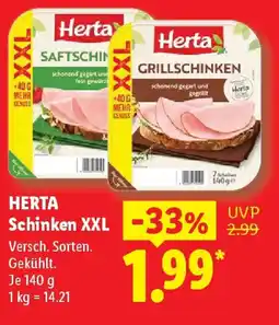 Lidl HERTA Schinken XXL Angebot