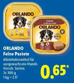 Lidl ORLANDO Feine Pastete Angebot
