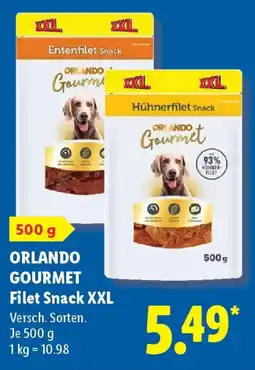 Lidl ORLANDO GOURMET Filet Snack XXL Angebot