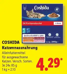 Lidl COSHIDA Katzennassnahrung Angebot
