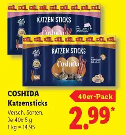 Lidl COSHIDA Katzensticks Angebot