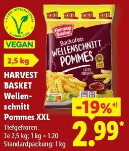 Lidl HARVEST BASKET Wellenschnitt Pommes XXL Angebot