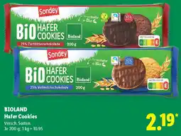 Lidl BIOLAND Hafer Cookies Angebot