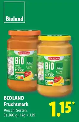 Lidl BIOLAND Fruchtmark Angebot