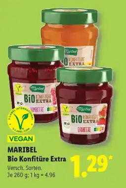 Lidl MARIBEL Bio Konfitüre Extra Angebot