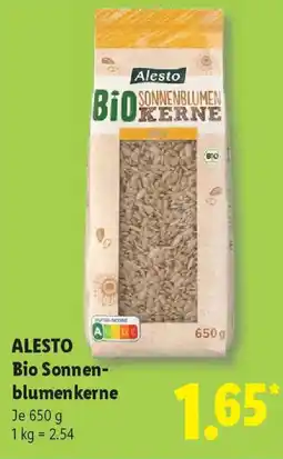 Lidl ALESTO Bio Sonnenblumenkerne Angebot