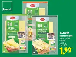 Lidl BIOLAND Käsescheiben Angebot