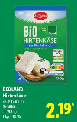 Lidl BIOLAND Hirtenkäse Angebot