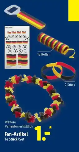 Lidl Fan-Artikel Angebot